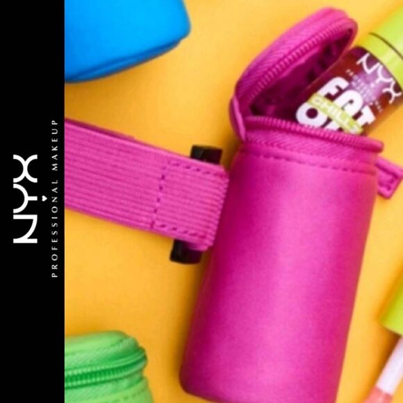 NYX Professional Makeup Chillz Lip Gloss Pouch- Pink - Picture 1 of 6